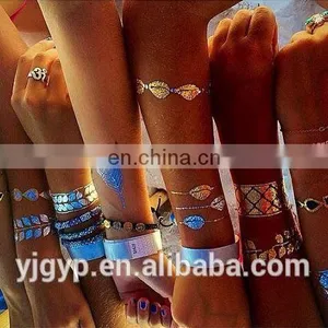 Cheap Customized Gold and Silver Tattoo Sticker thumbnail-3