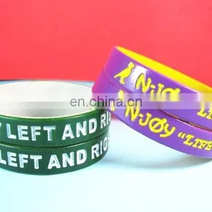 Customized One Heart Silicone Wristband With Metal Clip and Laser Logo thumbnail-5