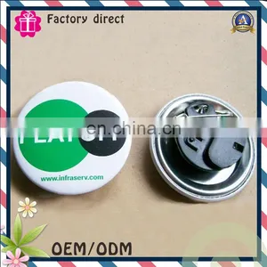 Factory Price Custom Christmas Printing LED Pin Light Badge With Magnet thumbnail-1