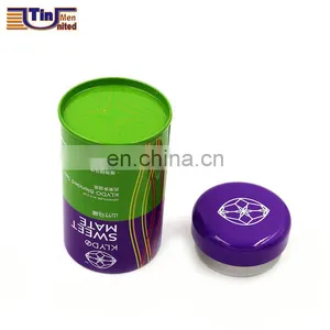 Small Round Tea Tin Box thumbnail-2