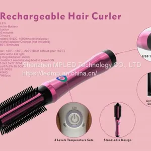 45W USB Rechargeable Hair Curler thumbnail-3