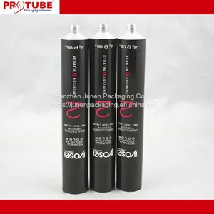 Professional Empty Squeeze Metal Aluminum Hair Color Cream Packaging Tube thumbnail-1