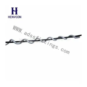 Cable Accessories PVC Spiral Vibration Damper,PVC Spiral Vibration Reducer Damper,Preformed Cable Fittings thumbnail-1