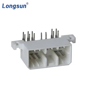 TYCO AMP 173858-1 Auto Wire Connector 12 Pin PCB Header for Cable Assembly thumbnail-1