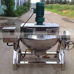 Stainless Steel Steam Electrical Heating Jacket Cooking Kettle for Sale thumbnail-4