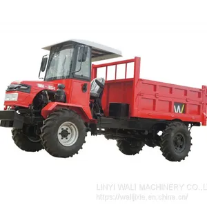 4WD Articulated Steering Fruit Transportation Tractor for Swamp Area thumbnail-4