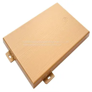 Factory Price Customized Wood Grain Solid Aluminum Construction Materials Panel thumbnail-5