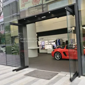 All Glass Panic Breakout Automatic Sliding Door Automatic Swing Door Opener Commercial thumbnail-4