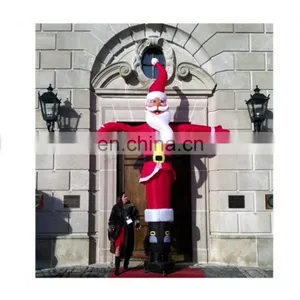 4m High Colorful Inflatable Clown Air Dancers Inflatable Wave Man For Advertising Event thumbnail-1