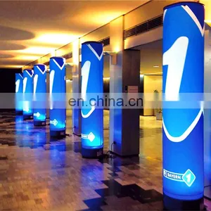 Customized Advertising Inflatable LED Lighted Tube /Inflatable Column /Inflatable Pillar For Event Decoration thumbnail-5