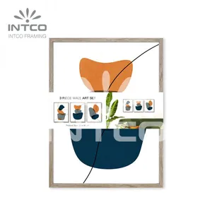 3-Piece Framed Abstract Wall Art , Abstract Framed Art for Home Decoration thumbnail-3