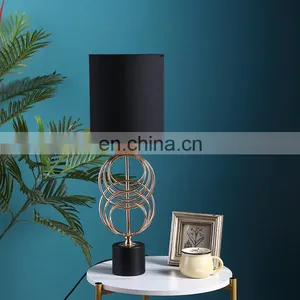 Oriental Indoor Lights Cheap Custom Metal Luxury Gold Table Lamp for Living Room thumbnail-1