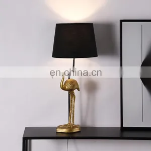 Hot Popular Animal Shape Design Modern Hotel Deck Light Luxury Saving Energy Resin Bedroom Bedside Home Decor Table Lamp thumbnail-6