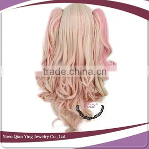 Hot Selling Japanese Hatsune Miku Lolita Pink Ponytail Cosplay Wig thumbnail-4