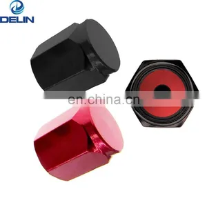 Multi-color Hexagon Valve Stems Caps Auto Car Bike Motorcycle Truck Wheel Tire Valves Stem Cap thumbnail-1