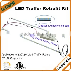 2X4 40W 4500lm Pure White Linear Magnetic With UL DLC thumbnail-1