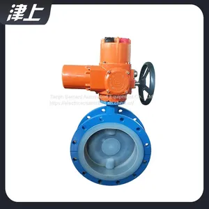 Turbine Flanged Butterfly Valve DN15 Electric Actuator thumbnail-3
