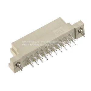 Denentech Sell Well Series 2.54 * 2.54mm Pitch 2 Row Straight With Harpoon DIN 41612 Female Connector thumbnail-1