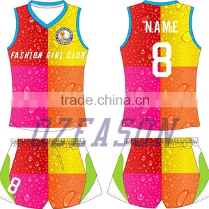 Dry Fit Sublimation Custom Beach Volleyball Jerseys for Girls thumbnail-2