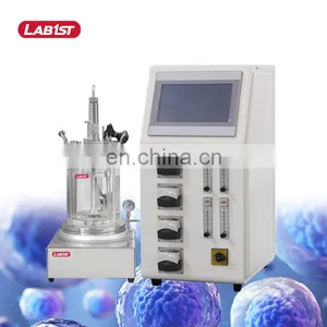 Cheap Laboratory Lab Scale Small Glass 100ml 3l 5l 10l Benchtop Mini Continuous Plant Photo Cells Fermentor Bioreactor thumbnail-1