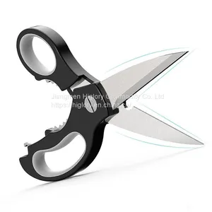 Heavy Duty Utility Kitchen Scissors With Bottle Opener Kitchen Shear thumbnail-2