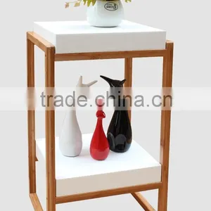 New Style Living Room Flower Display Rack With 2 Shelves thumbnail-1