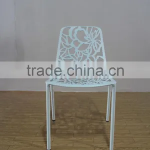 Aluminum Outdoor Furniture Modern Hollow Forest Garden Chair Quality Choice thumbnail-2