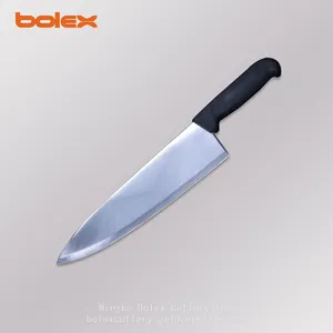 Hollow Edge CHINA 8 10 12 Inch 20cm 25cm Cook Knife Granton Flutes Edge Grind Breaking Knife COZZINI OMCAN NELLA CUTLERY PROFESSIONAL KNIFE SHARPENING GRNDING RENTAL EXCHANGE KNIVES CHINA Butcher Cleaver Knife thumbnail-2