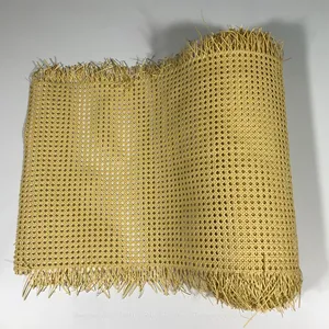 Plastic Rattan Webbings Rolls pe Rattan Cane Weaving Materilas for Chairs Dinning Furnitures thumbnail-1