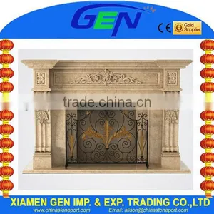 Sweden Marble Fireplace thumbnail-1