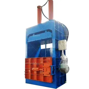 Semi Automatic Vertical Scrap Baler Hydraulic Baling Press Machine Cardboard Plastic Baler Machine thumbnail-4