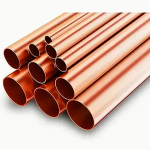 Factory Supply Air Conditioner Copper Pipe 1/4 1/2 3/4 5/8 Inch Copper Tube thumbnail-2