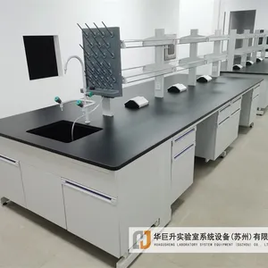 Steel-Wood Central Laboratory Workbench thumbnail-1