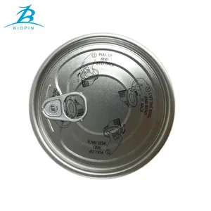 OEM 102mm 403# Aluminium Tuna Full Open Aperture Beverage Lid for Sealing Canned Tuna Fish thumbnail-5