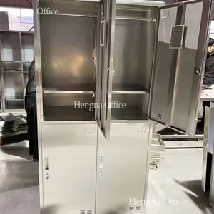 Seamless Stainless Steel Lockers for Cosmetics Plants — No Dirt Traps, Fully GMP Compliant thumbnail-2