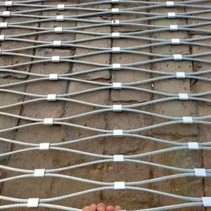 Durable Stainless Steel Wire Rope Fence Mesh for Playground & Public Facility Guard thumbnail-1