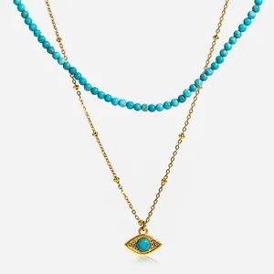 Non-Tarnish Stainless Steel Necklace With 2-Year Color Retention Guarantee thumbnail-2
