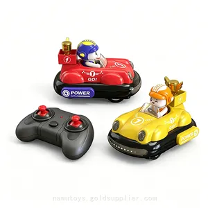 2.4 Ghz Dual Fight Bumper RC Car Music 360 Degree Rotate Remote Control Toys thumbnail-1