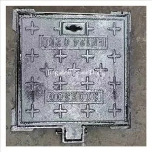 Jingdong DN124 Ductile Iron Manhole Cover 800*800mm Round Black High Strength Corrosion Resistant thumbnail-5