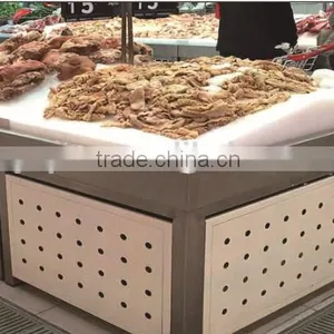 APEX Refrigerated Produce Fish Display Cooler for Supermarket thumbnail-2