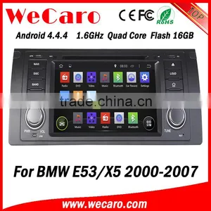 Top Version Android 4.4.4 Double Din Car Stereo Dvd Player for Bmw x5 Android Gps Navigation System Wifi 3g 2000-2007 thumbnail-1