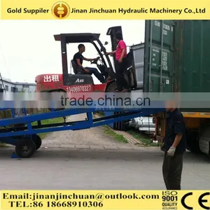 Container Used Mobile Hydraulic Yard Ramp Hydraulic/Mobile Ramp With Large Container thumbnail-1