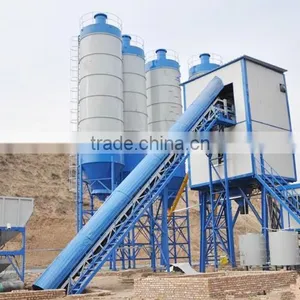 CE Certificated HZS25 -HZS240stationary Concrete Batching Plant Cememt Miing Machine With Capacity From 25 M3/h to 420m3/h thumbnail-1