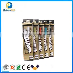 Popular REMAX Colorful 2.1A 2 IN 1 Phone Charger Cable Usb Cable With LED Lighting for Iphone Samsung thumbnail-5