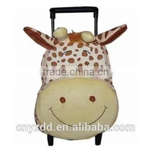 Soft Cheap Convenience Plush Animal Bags/plush Bag With Trolley thumbnail-1