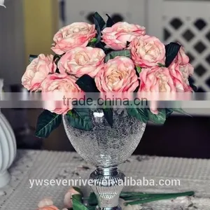 Fashion is Pure and Fresh European Classical Single Roses Zadeh Simulation Flowers Shoot Silk Flowers Decorated Fake Props thumbnail-1