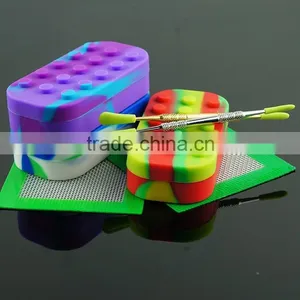 Slick Silicone Custom Containers for Wax,colorful Silicone Container Wax Vaporizer thumbnail-4