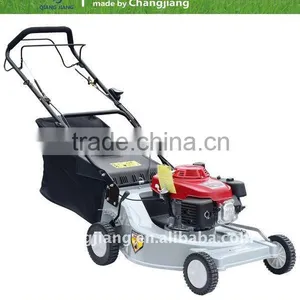 22" Self Propelled Gasoline Lawn Mower With Aluminium Deck Grass Cutter and Garden Tools (CJ22ZZSD55-AL) thumbnail-1