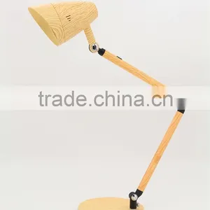 7W Adjustable Metal Led Table Lamp With Dimming Function JK836-Wood Natural Woodtable Lamp Exporter thumbnail-1