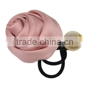 Acetate Satin Rosette Elastic/Hair Ties thumbnail-1